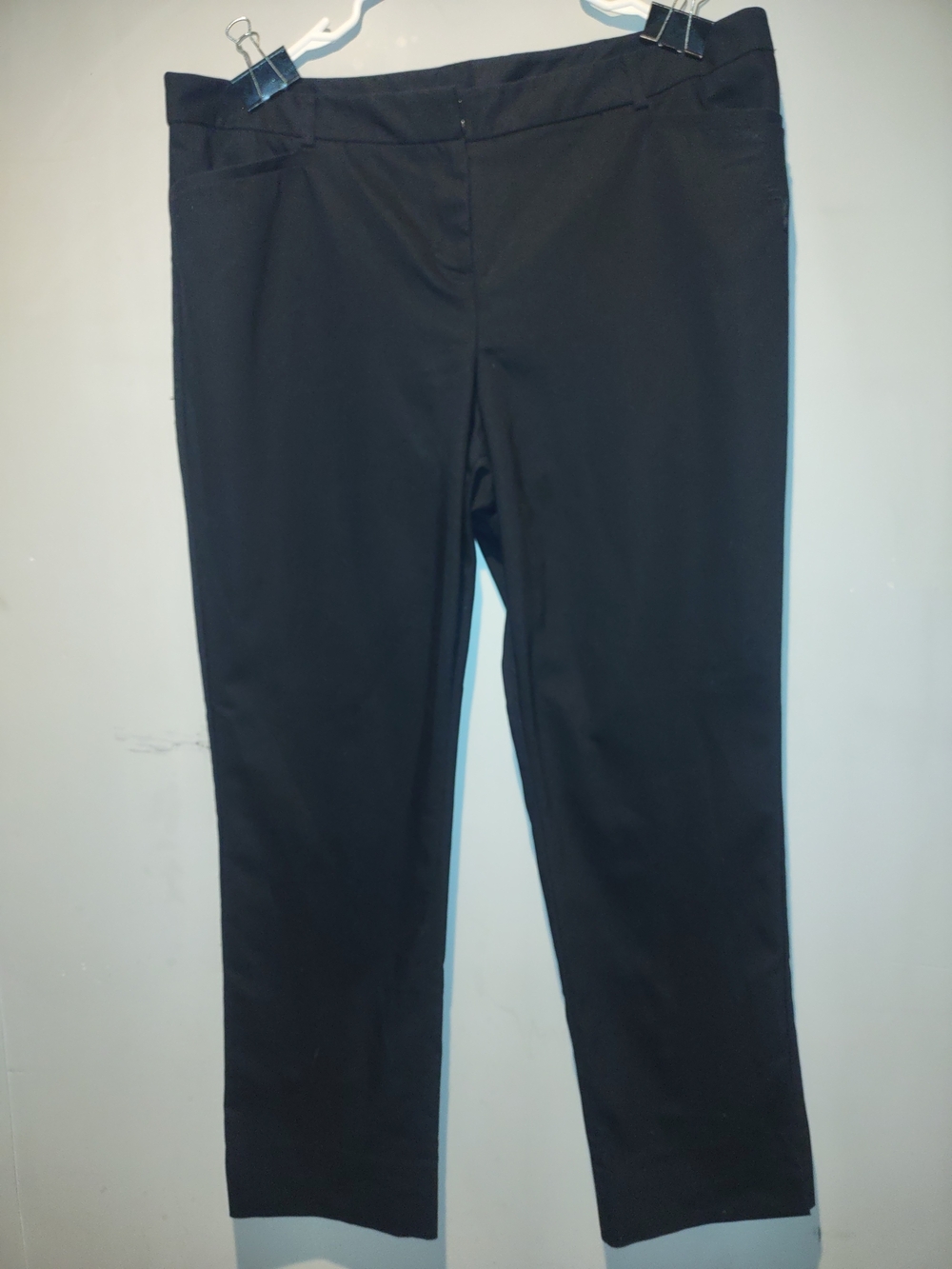 Lane Bryant Cropped Black Dress Pants Size 16